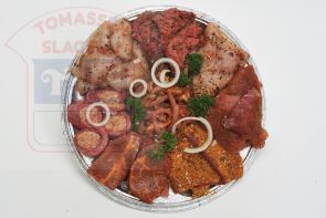 Dit is een schaal van ongeveer 900 gram, dus voor 3 personen