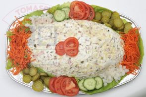 Salade schotel vleessalade (200 gram per persoon)